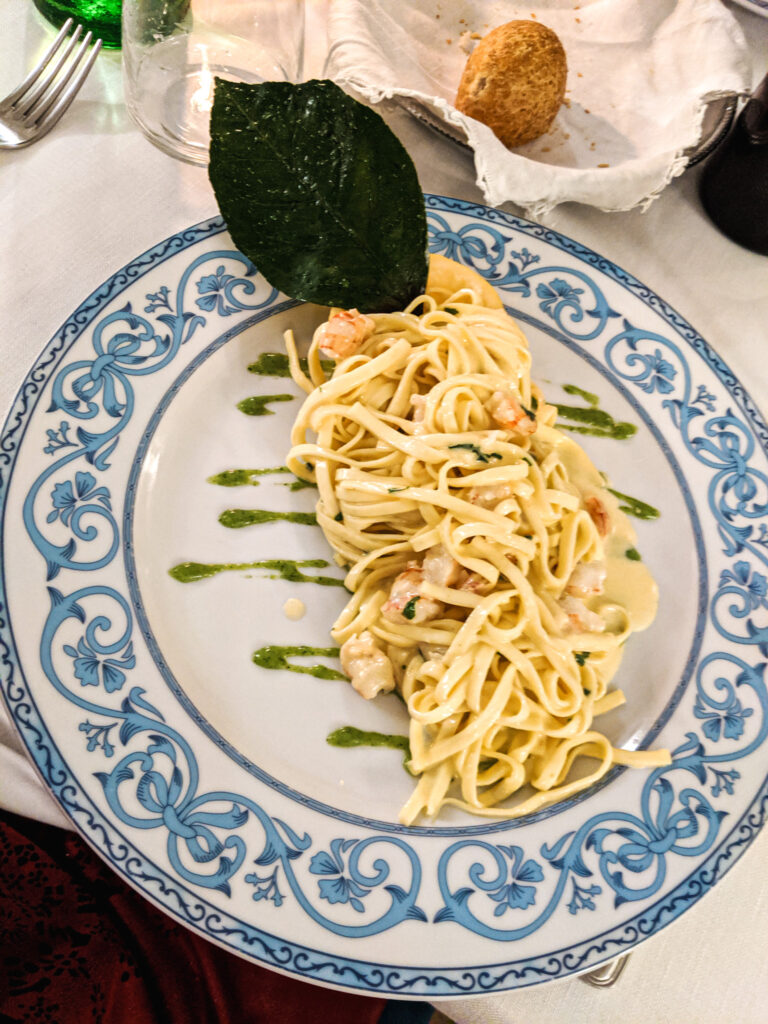 plate of pasta