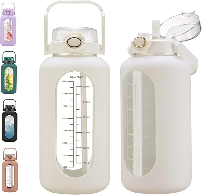 glass water bottle